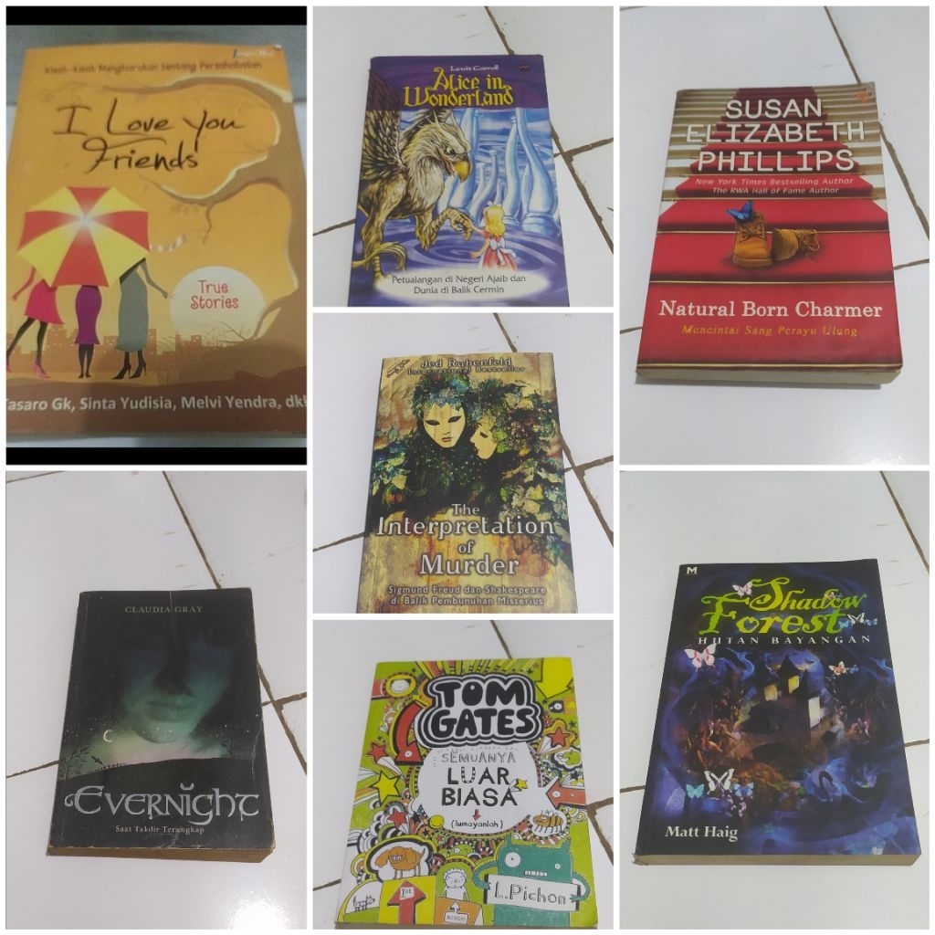Novel I LOVE YOU FRIENDS / Alice Wonderland / The interpretation of murder / Semuanya luar biasa - T