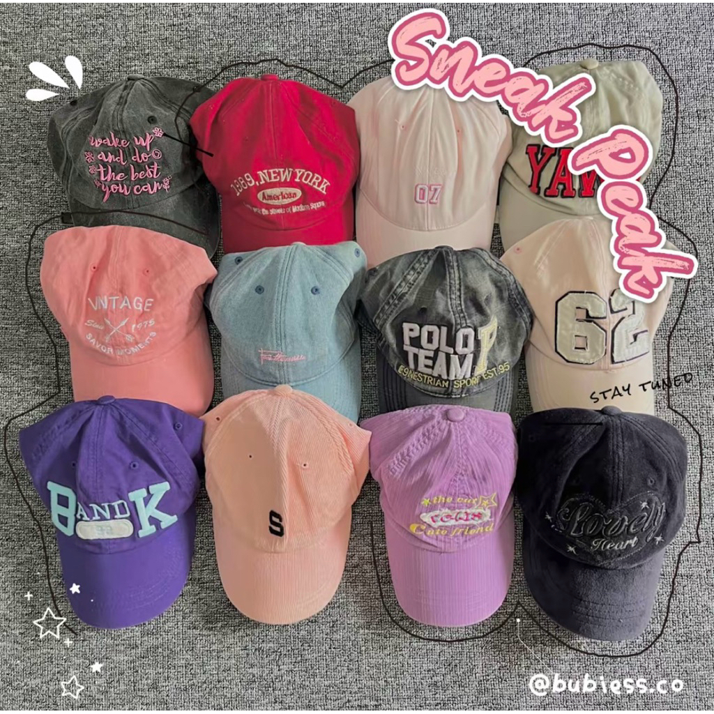 TOPI Y2K | TOPI VINTAGE ( ETALASE KHUSUS TOPI )