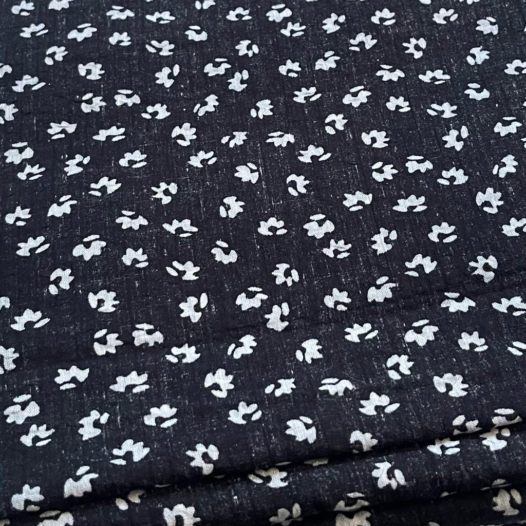 kain katun paris crinkle/katun crinkle motif cantik/kain rayon crinkle paris motif kecil
