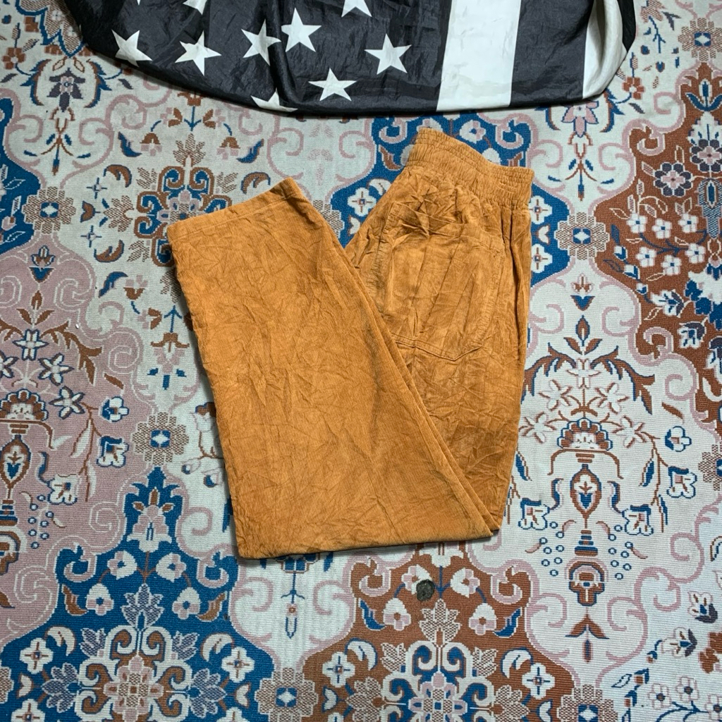 CORDUROY PANTS GU REGULAR FIT