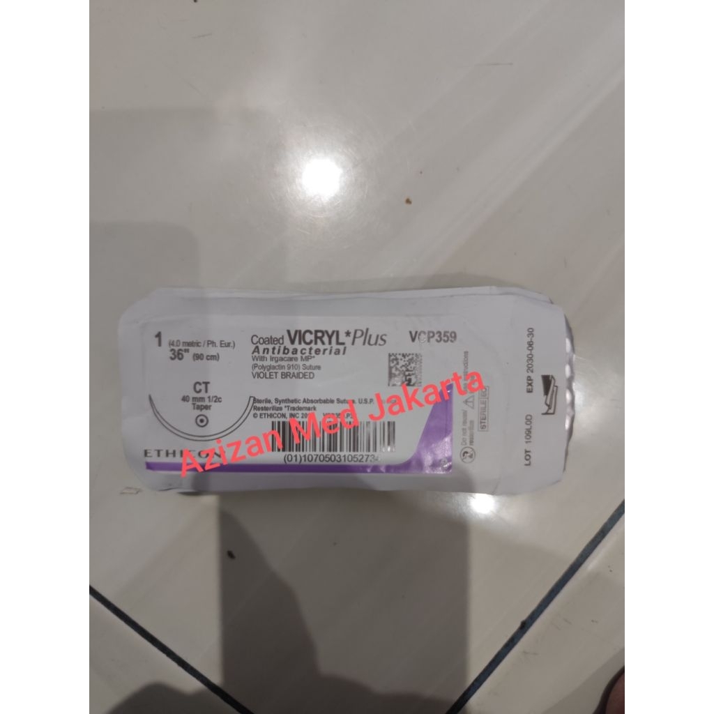Vicryl Plus 1 Kode VCP359 Harga per pc