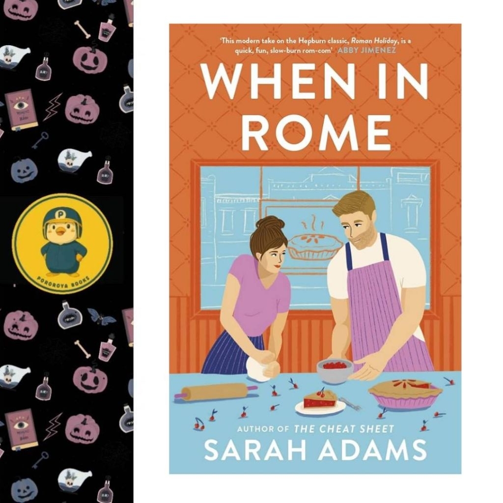 100% ORI Novel Sarah Adams WHEN IN ROME English Book Paperback Headline Publishing Novel Romcom Roma