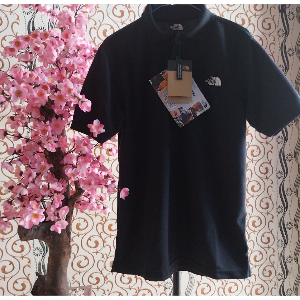 KAOS POLO TNF - PUTIH M - HITAM M - NAVY L