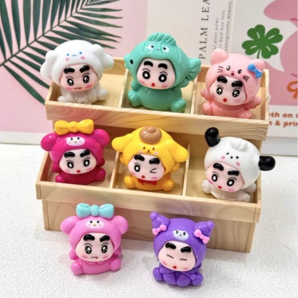Clay Resin Solid Sincan Sanrio Figure