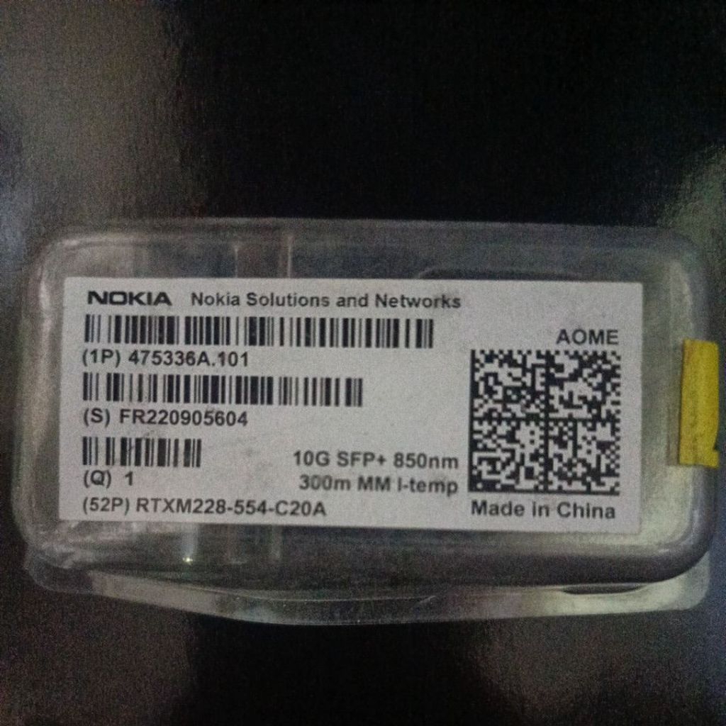 Nokia AOME SFP+850nm,MM,300m