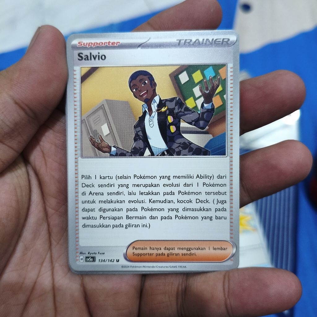 salvio tcg pokemon / kartu pokemon