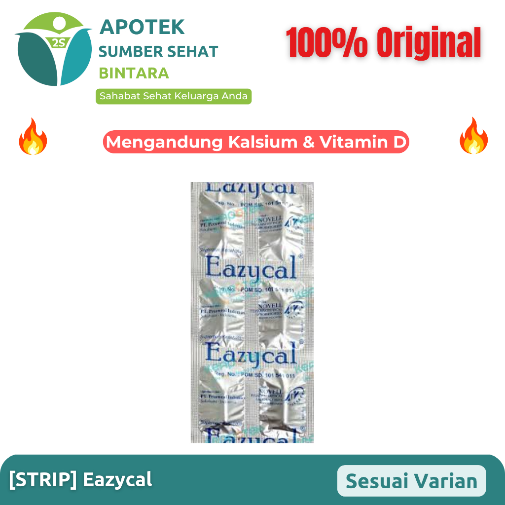 [STRIP] EazyCal | Kalsium Harian untuk Aktivitas Lebih Nyaman