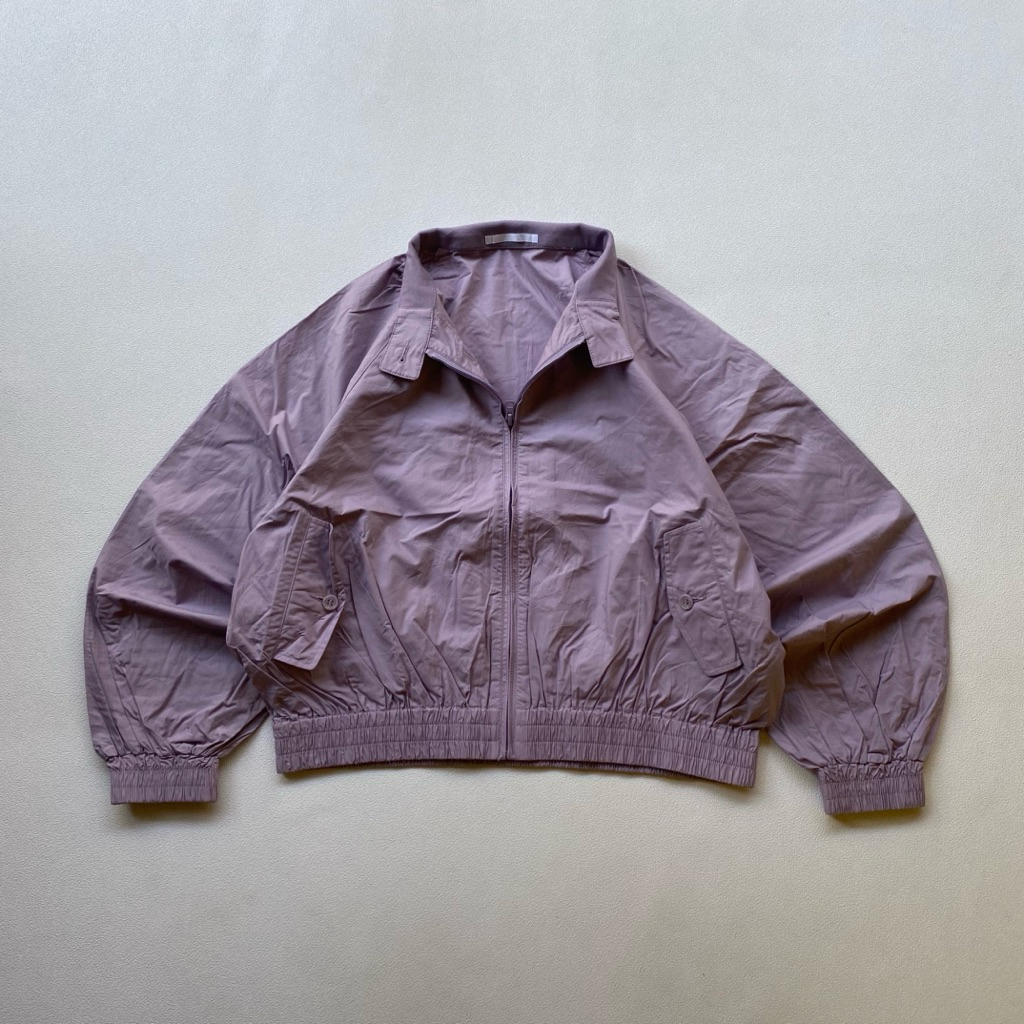 jaket casual canvas uniqlo