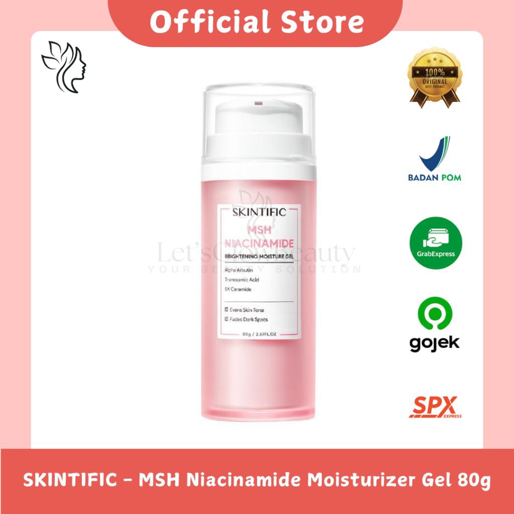 SKINTIFIC - MSH Niacinamide Brightening Moisturizer 80g