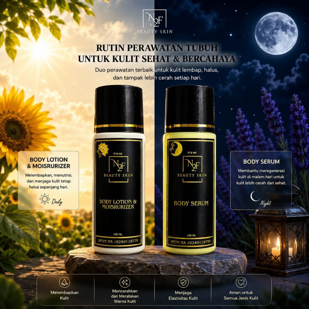 (COD N2F)ECER/SATUAN BODYCARE||Body Lotion N2F||Body Serum N2F