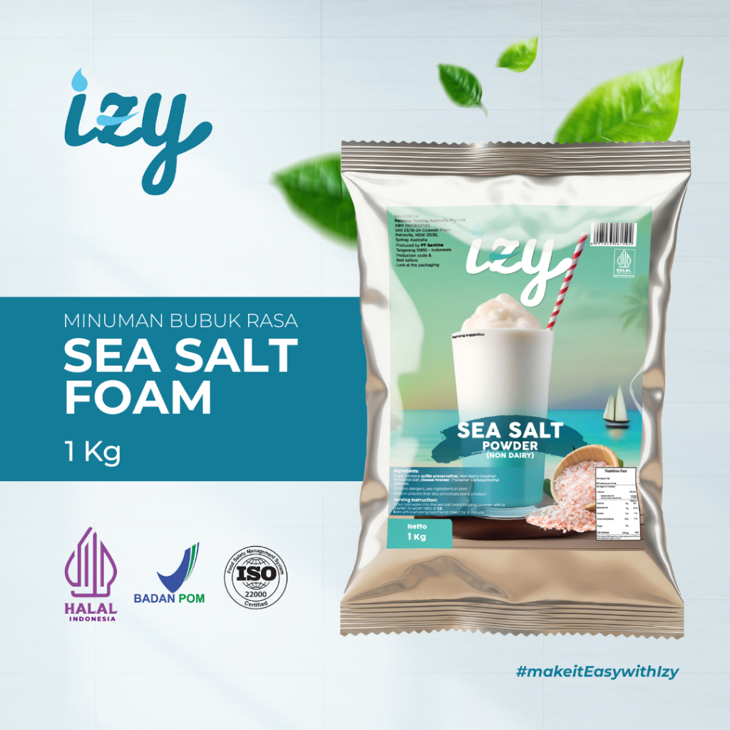 Izy Premix Powder Sea Salt