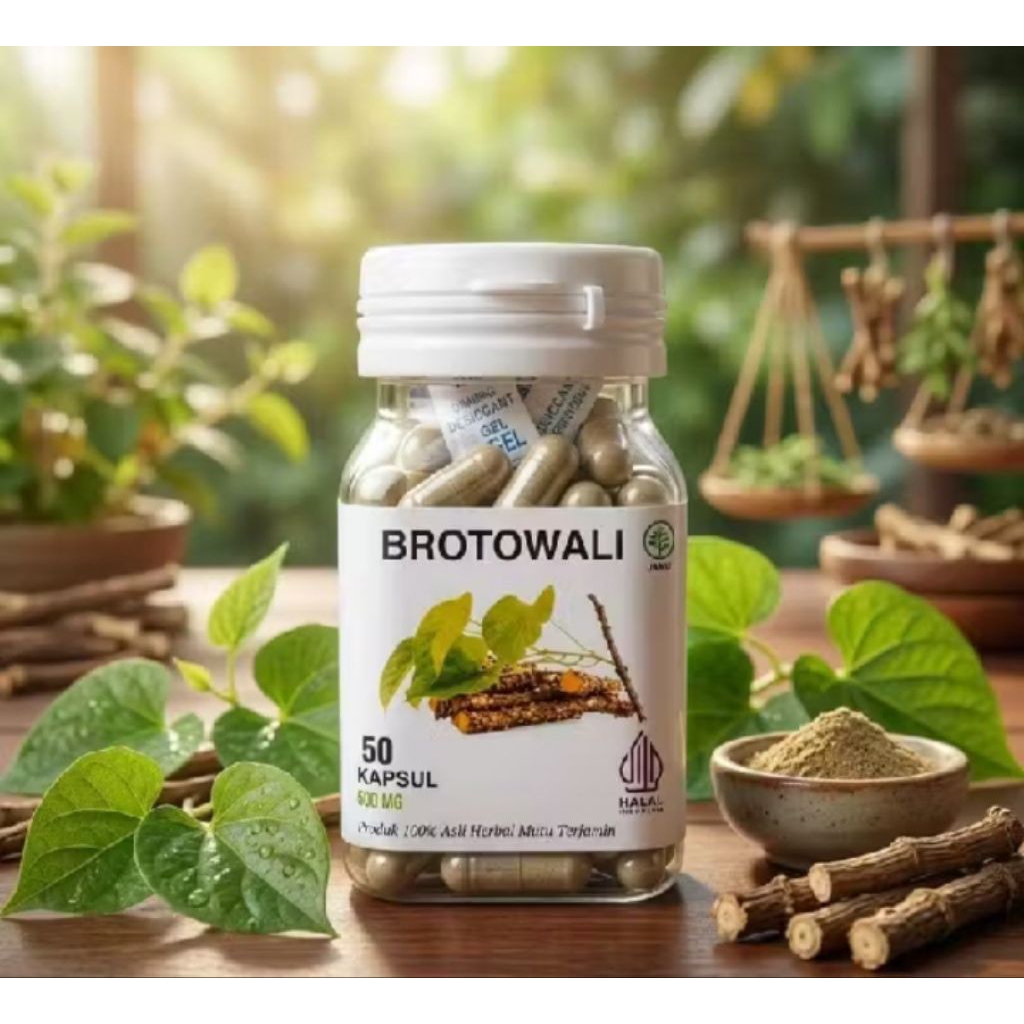 Ekstrak Brotowali || Kapsul brotowali isi 50 Kapsul