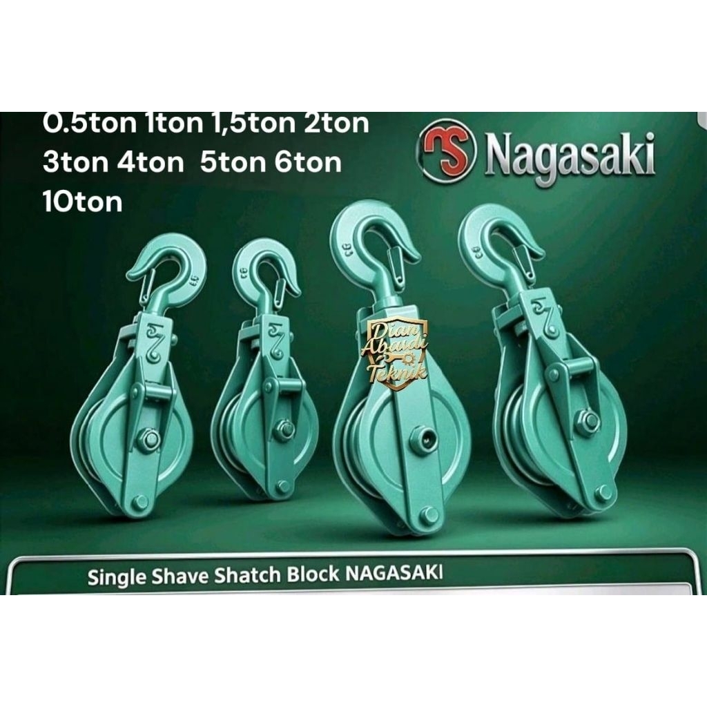 pulley Snatch block 4ton single shaeve 4 ton nagasaki