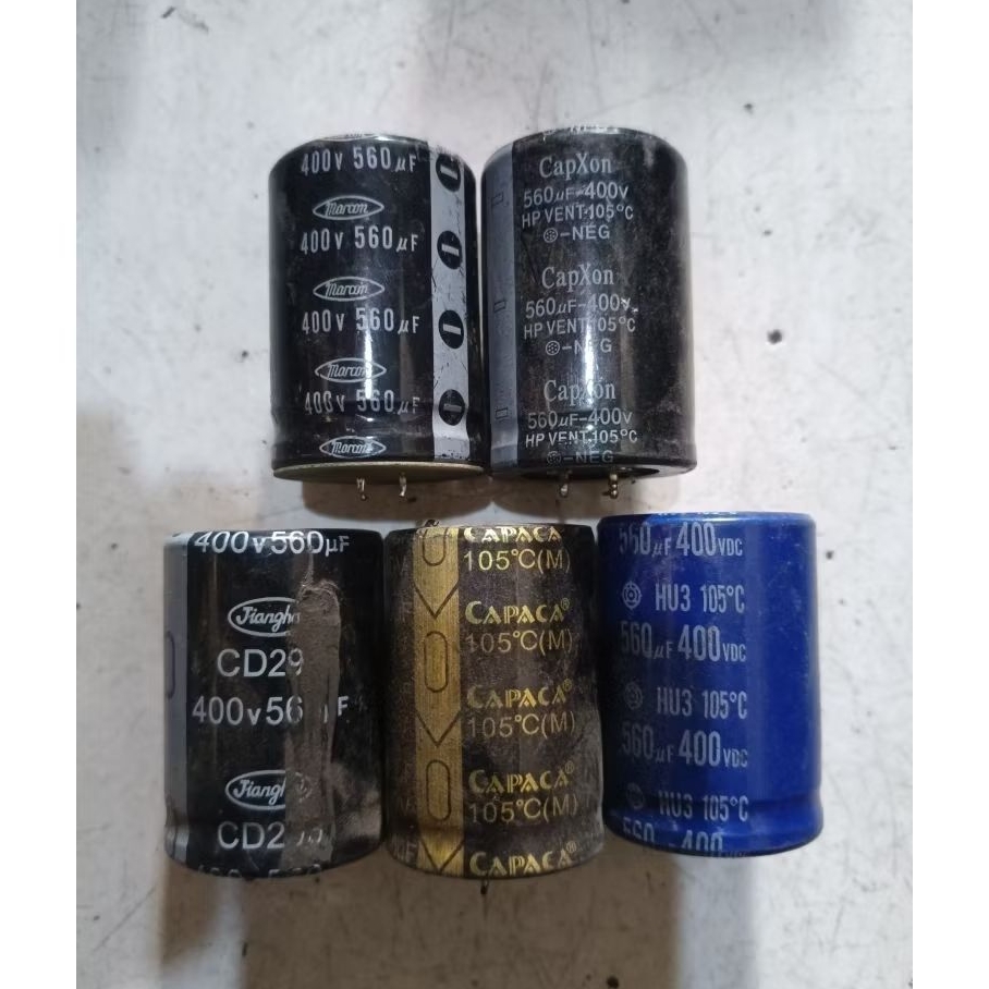 ELKU 400V560UF TINGGI 5.CM /4.cm LEBAR 3,5.CM