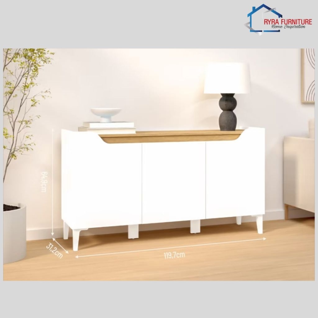OGGI - EMILY SIDEBOARD - BUFET MODERN MINIMALIS / SIDEBOARD MURAH / SIDEBOARD MODERN MINIMALIS / LEM