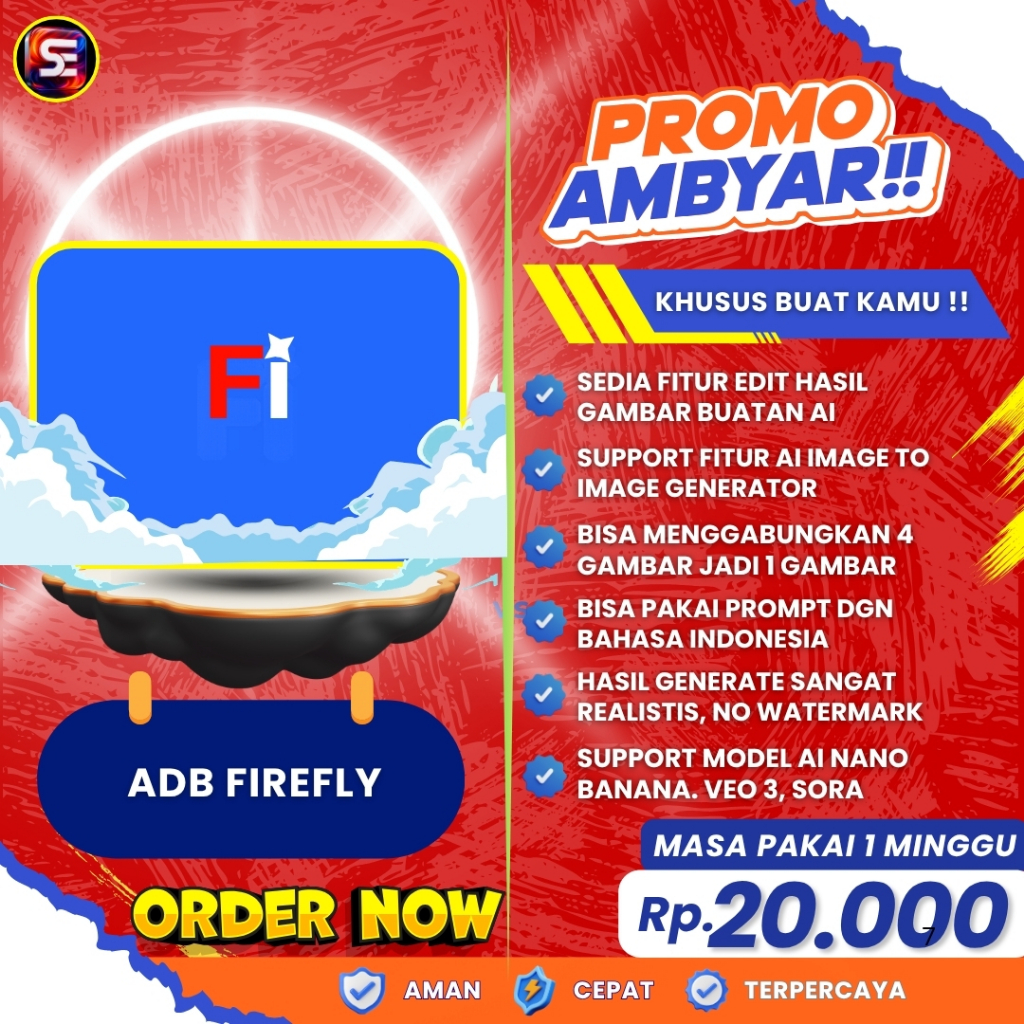4000 Credit Adobe Firefly Generative Fill - RESMI