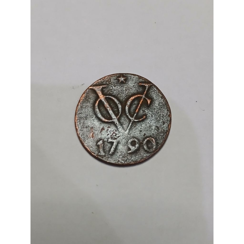 coin voc belanda asli