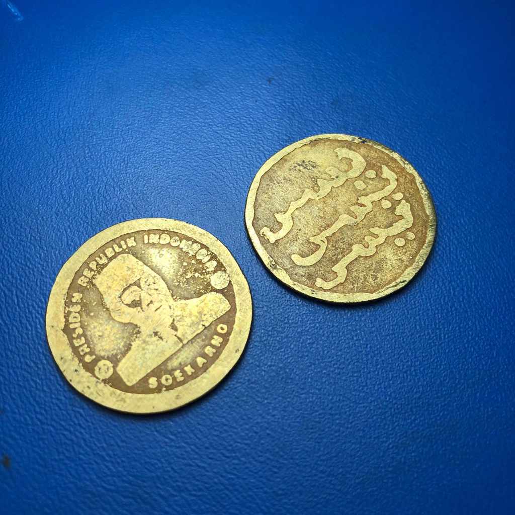 Koin Kuno Original Edisi Yasin 3 Sukarno 2pcs