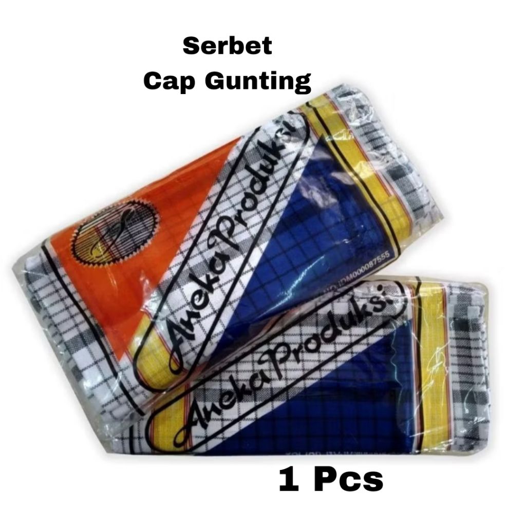 1 Pcs  Kain Lap / serbet cap Gunting / Lap piring / Serbet gunting