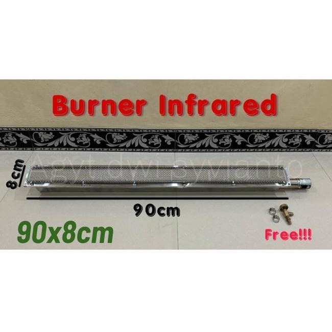 Burner Infrared Kompor Stove Keramik Ceramic Infrared NG Burner Infrared 90x8cm