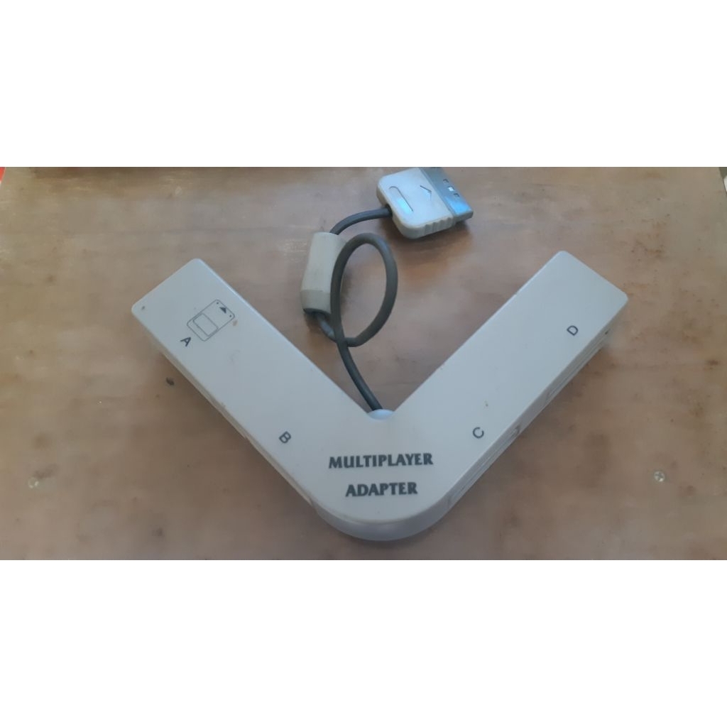 Multitap PS1 Slim One 4 Slot Stik PS1 4 Slot Memory Card Port Penghubung 4 Pemain Player Tested Lanc