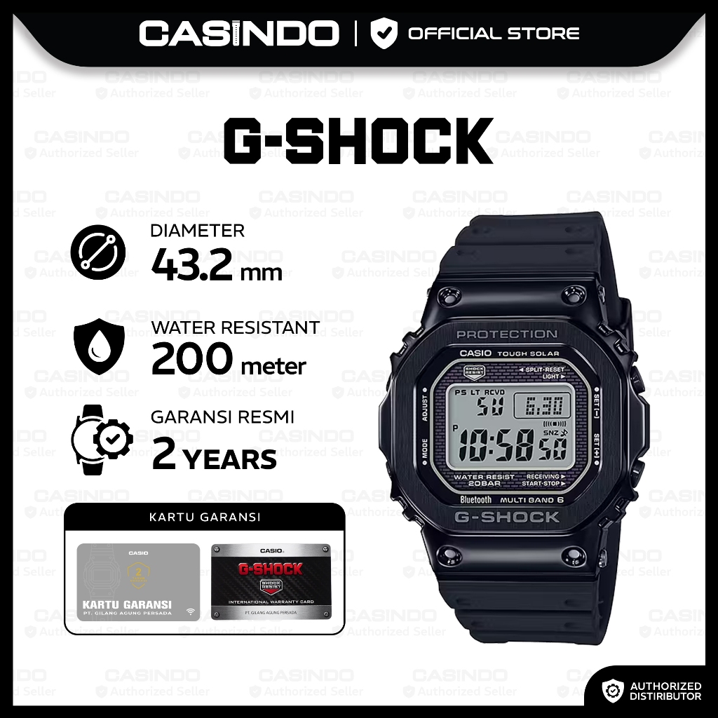 G-SHOCK Jam Tangan Pria Digital GMW-B5000G-1DR