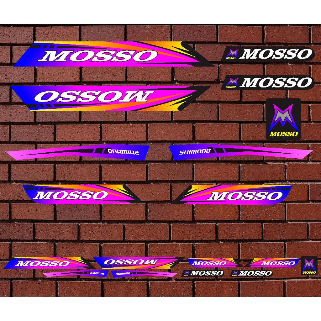 STICKER SEPEDA MOSSO VARIASI BMX SELI MTB