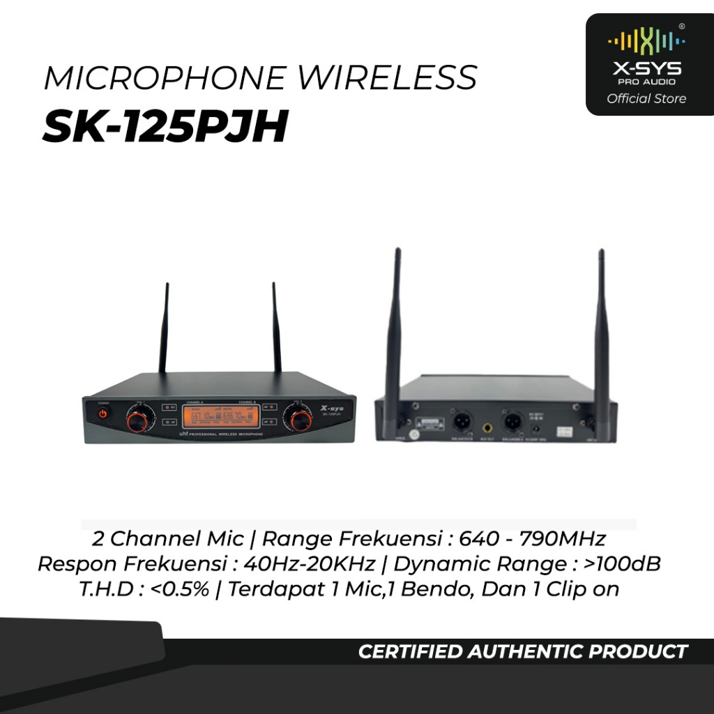 MIC WIRELESS XSYS TYPE SK125PJH (WIRELESS )