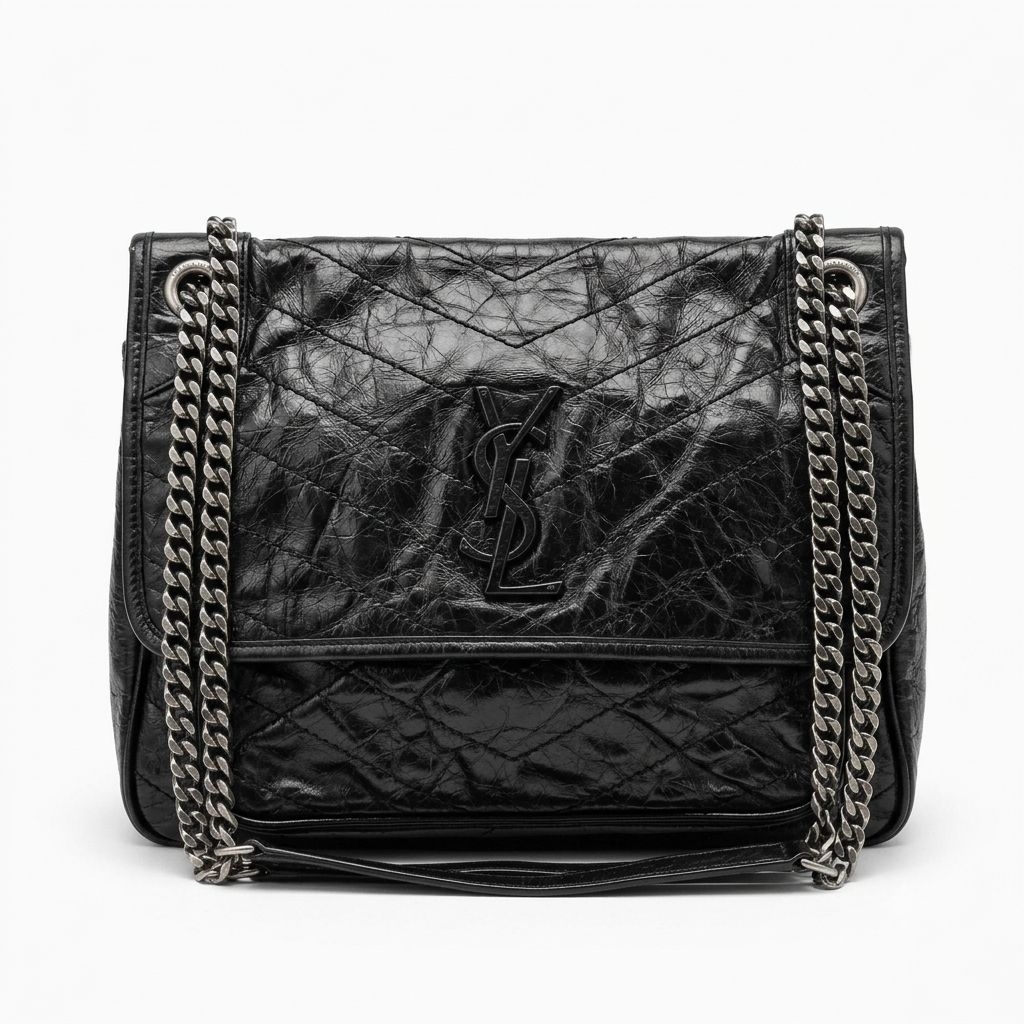 Tas Saint Laurent Niki Medium Hitam Preloved/Second