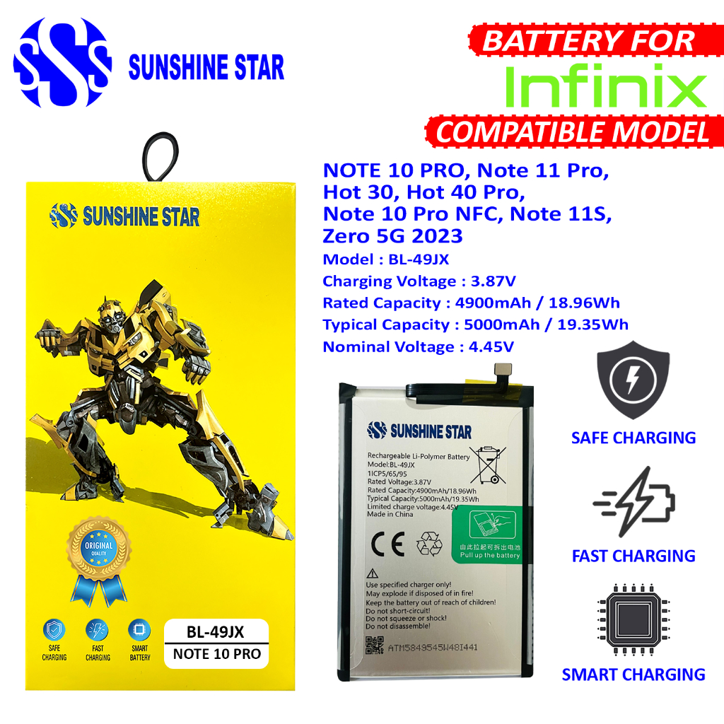 Baterai Xiaomi Poco X3 Poco X3 NFC Poco X3 Pro BN57 BN-57 SUNSHINE STAR Double Power Premium IC Batt