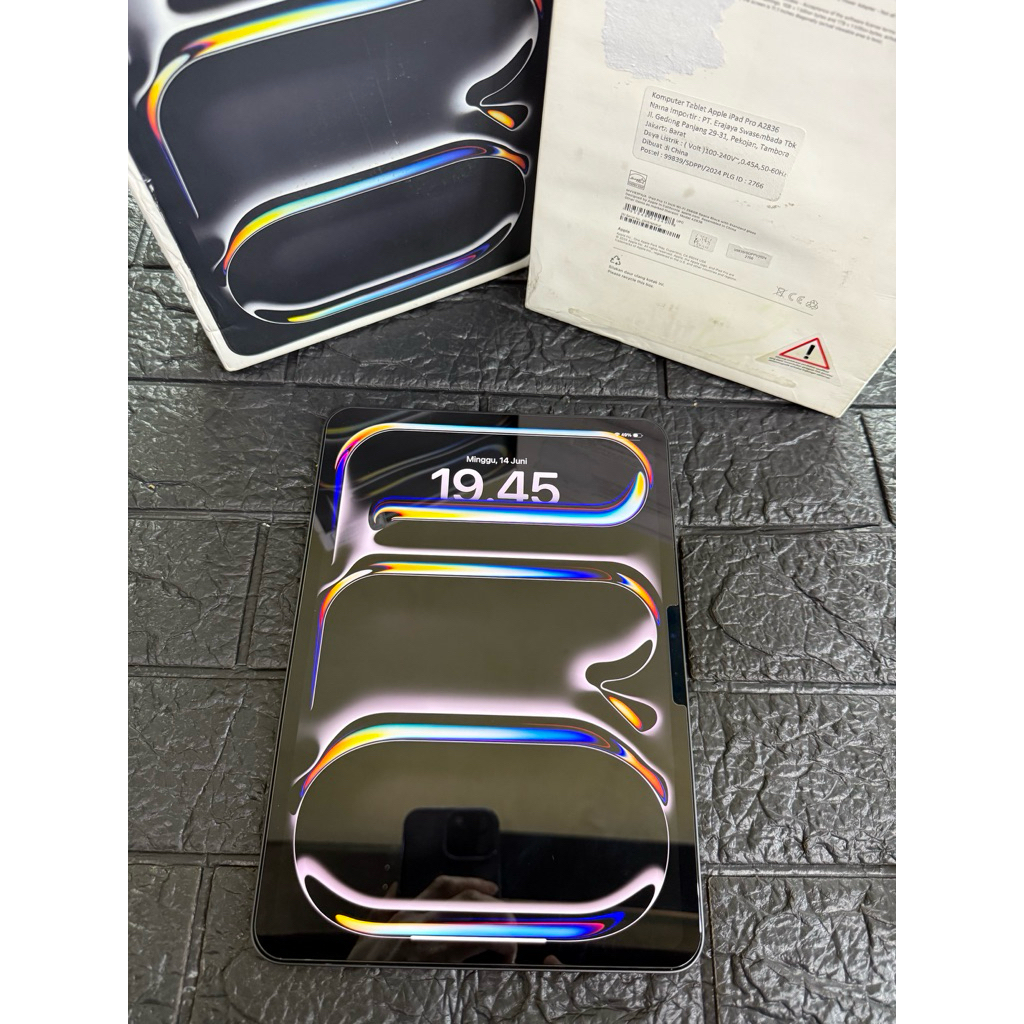 iPad Pro M4 256GB Wifi Ex Garansi Resmi Second Fullset