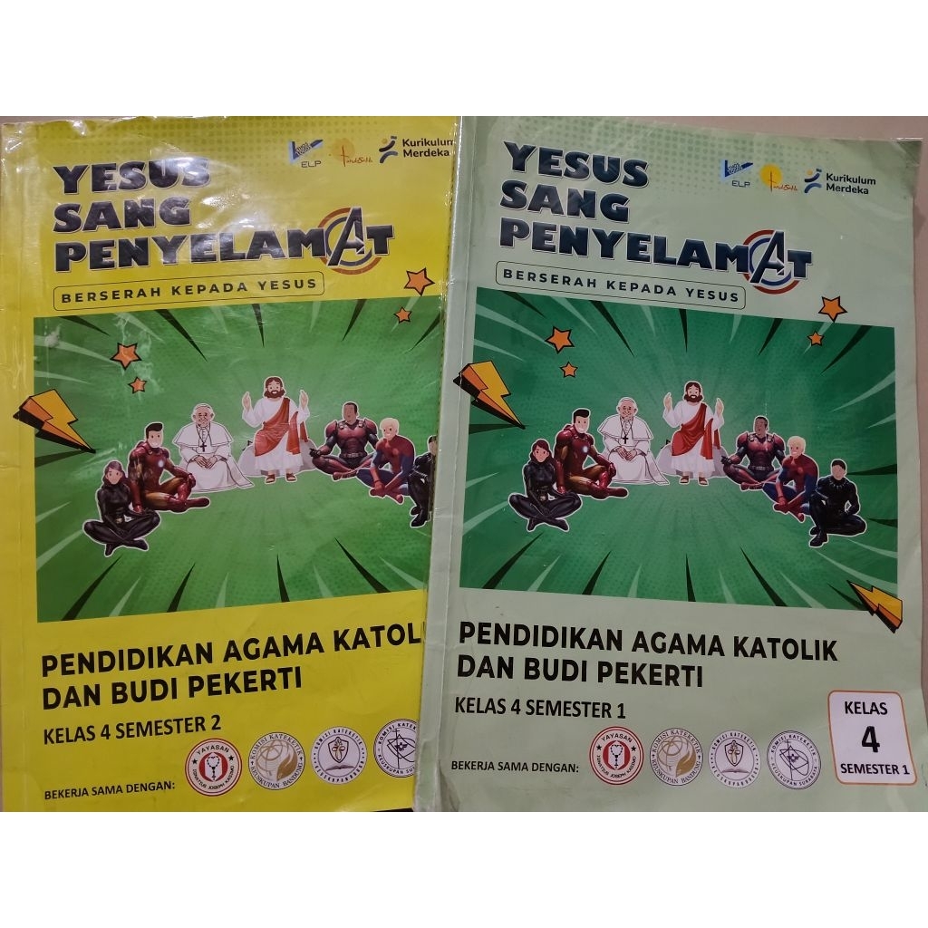 Buku Yesus Sang Penyelamat Pendidikan Agama Katolik Kelas 4 BEKAS