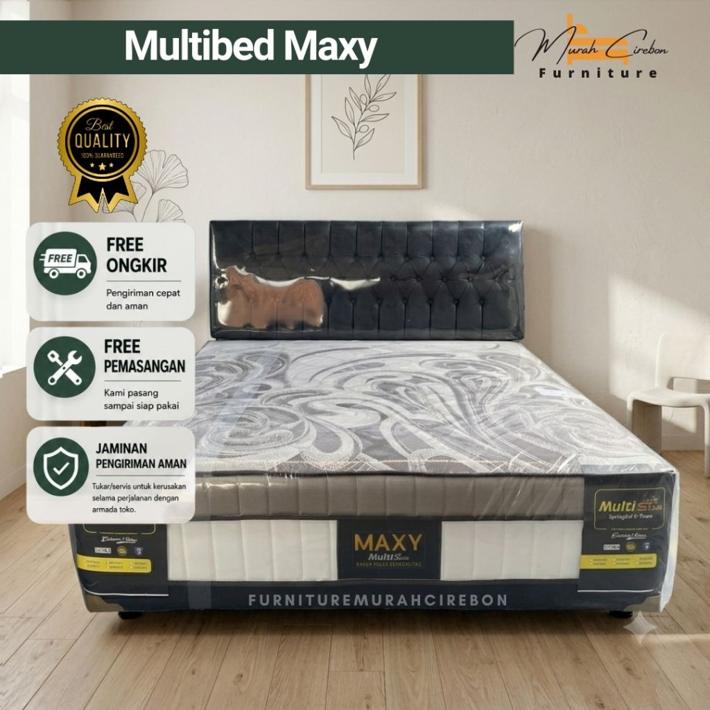 Kasur Multibed Maxy - Divan Kasur Satu Set Menyatu - Set Kasur Murah Modern