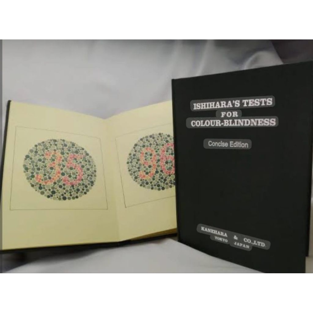 Buku Tes Buta Warna Ishihara 14 Plate