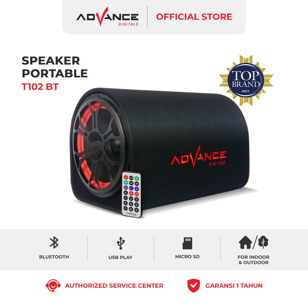 Advance T102 BT / T102BT Speaker With Subwoofer System + Bluetooth Speaker