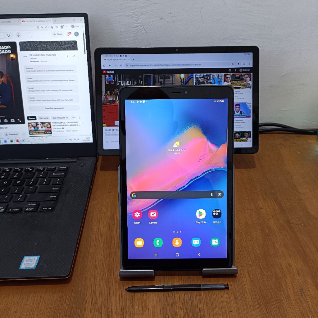 Samsung Tab A8 With Pen Ram 3/32 P205 Second Siap Pakai