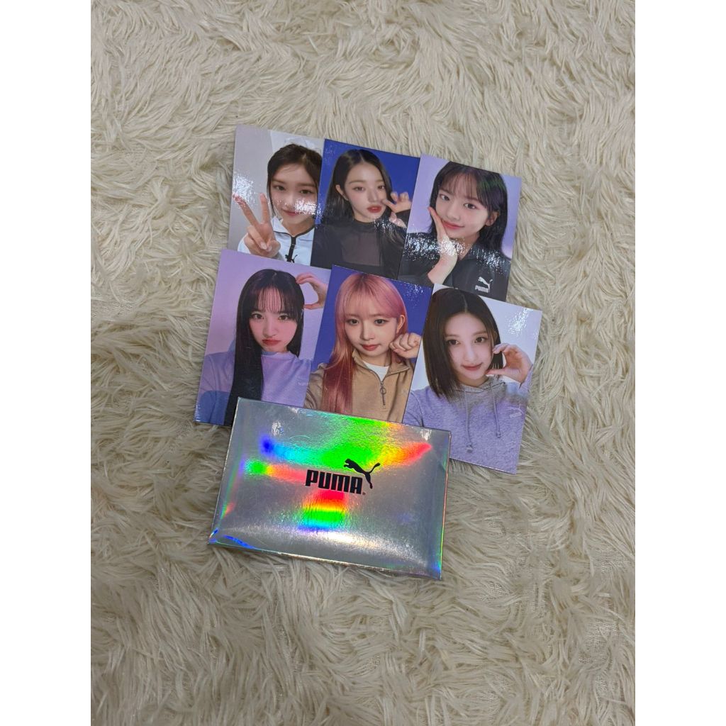 puma teveris nitro x ive photocard - wonyoung yujin liz gaeul rei leeseo