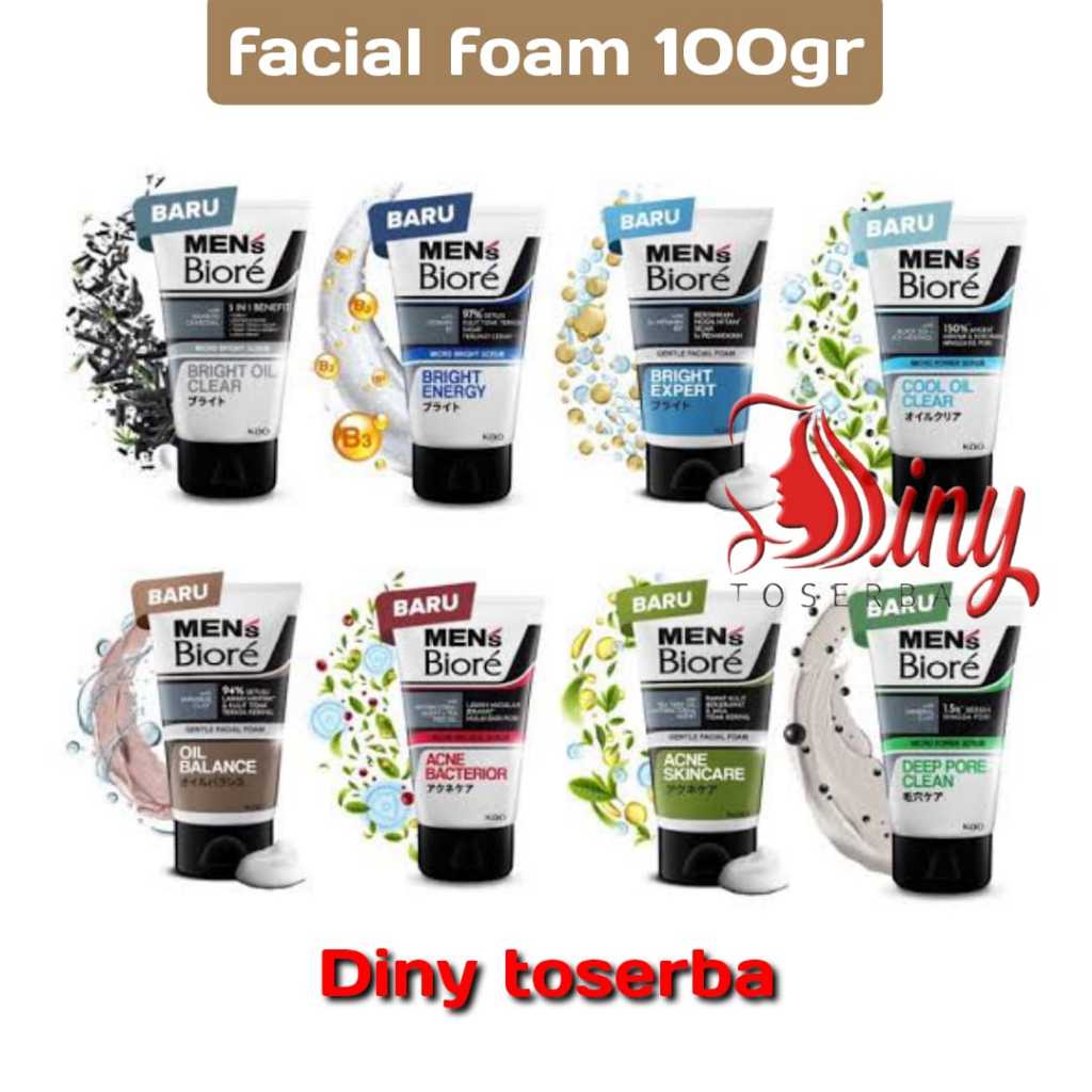 Men's biore white energy 100 g - BIORE MENS all variant