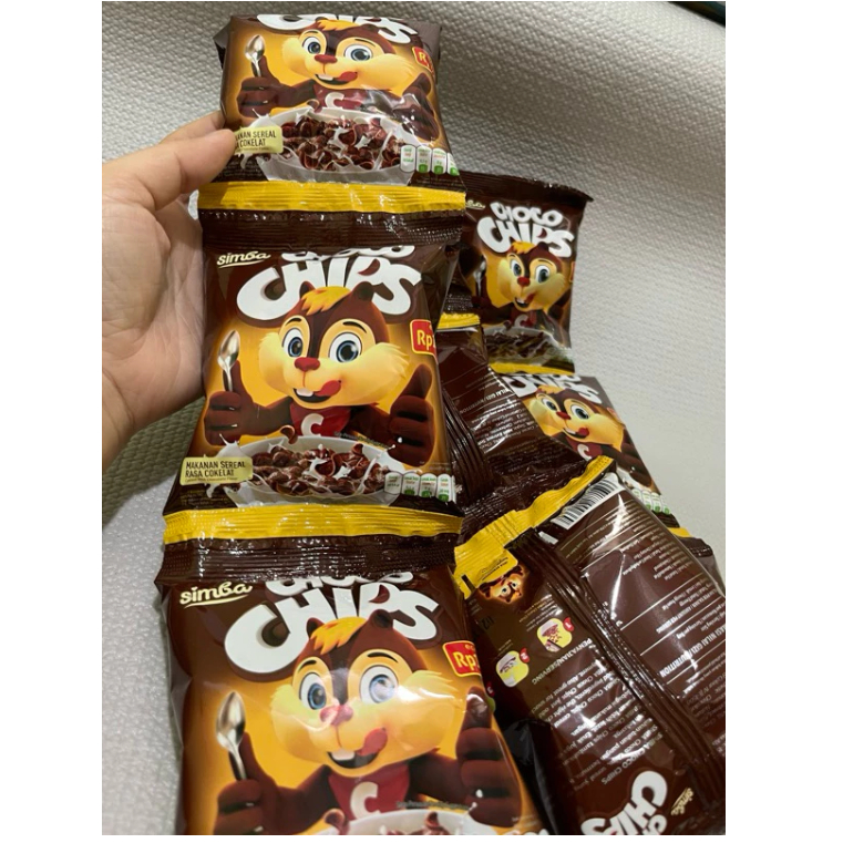 Simba Renceng Choco Chips Isi 10 Bungkus