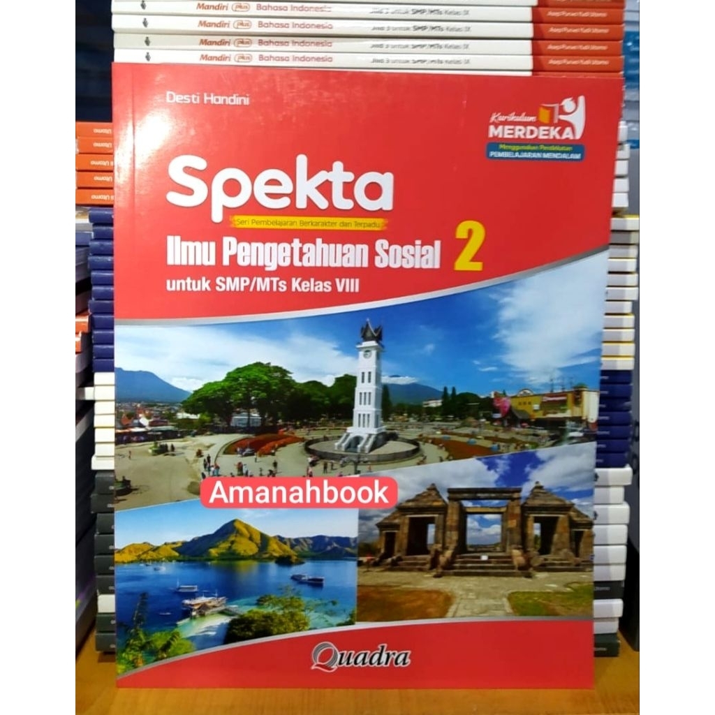 Buku Spekta IPS SMP Kelas 8 Kurikulum Merdeka Quadra