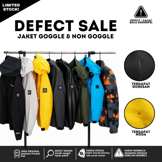 DEFFECT SALE JACKET GOGGLE