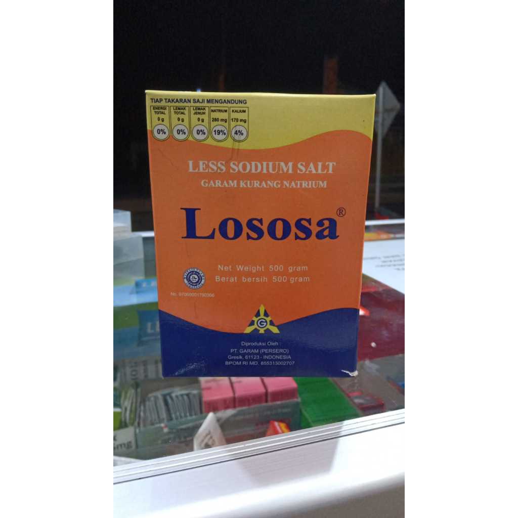 Garam Lososa Rendah Natrium 500g - Garam Diet Sehat