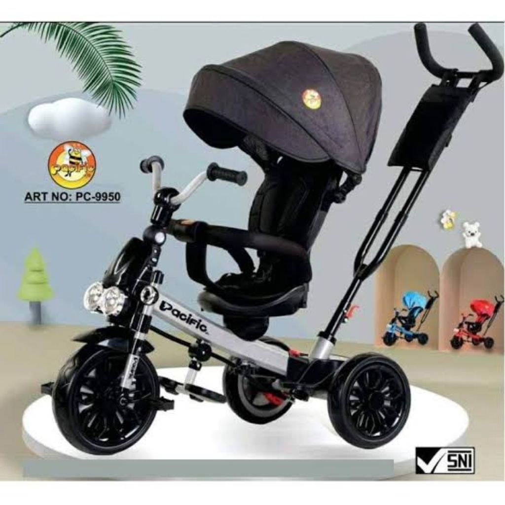 Stroller sepeda anak tiga pacific