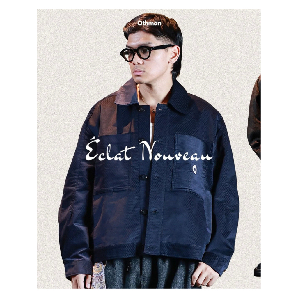 OTHMAN NAVY SHIRT JACKET