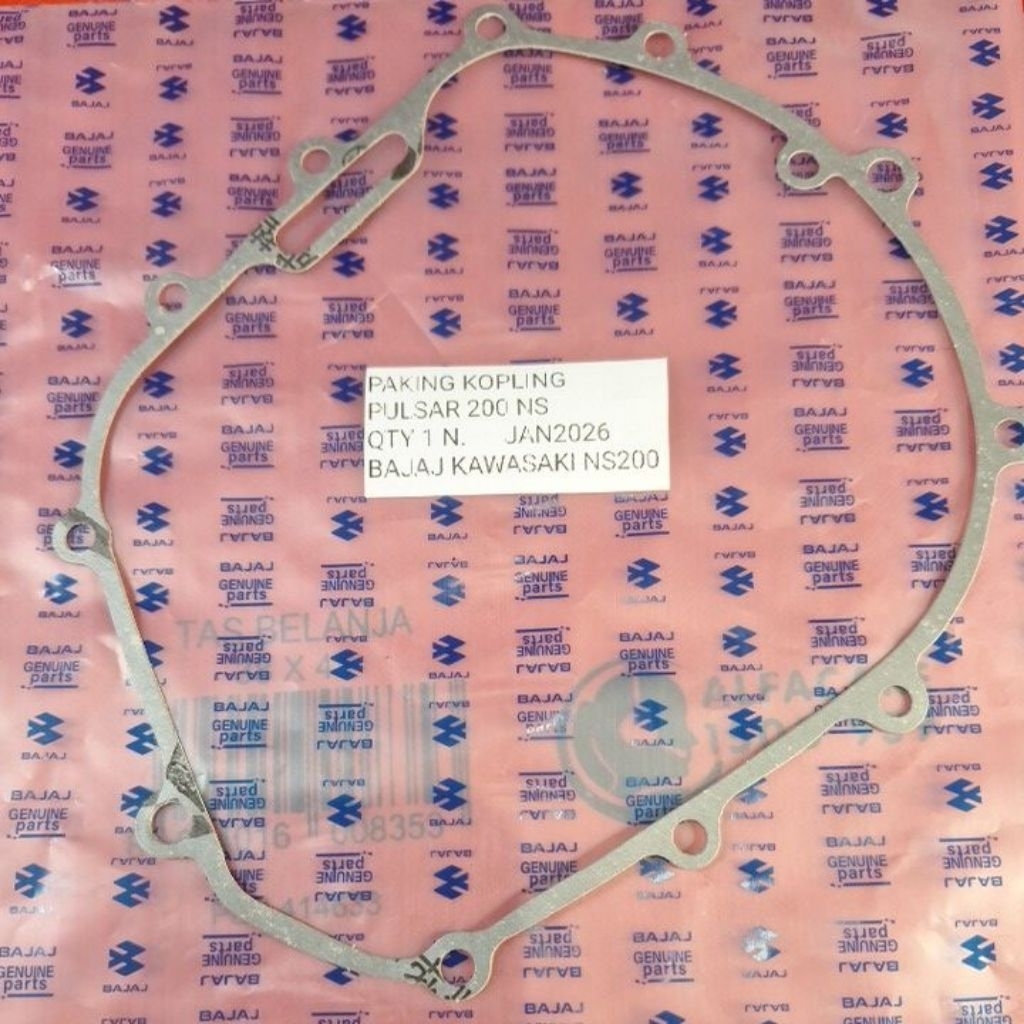 Paking Kopling pulsar 200Ns / Gasket Cover Clutch Bajaj Pulsar Kawasaki 200NS Original