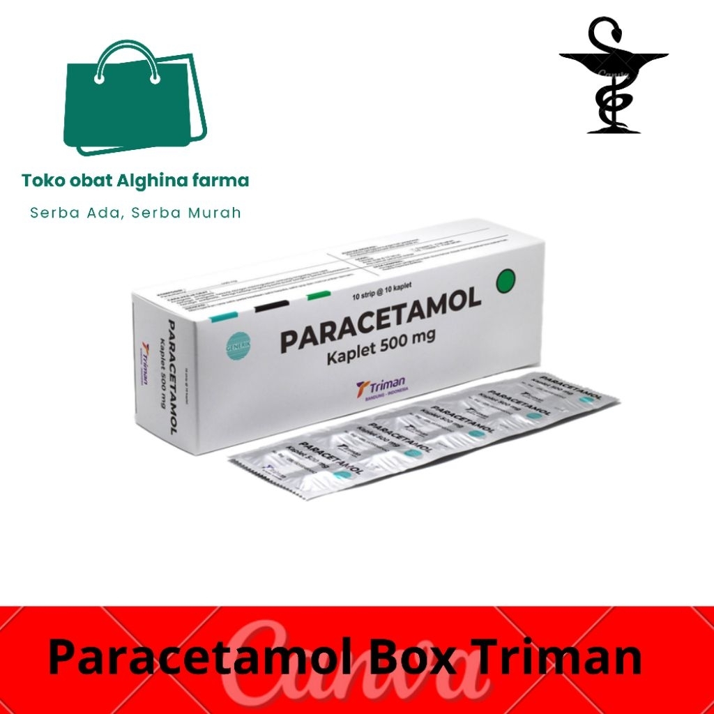 Paracetamol Box Triman