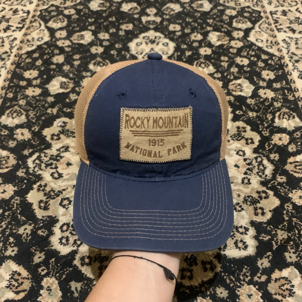 VINTAGE THE GAME ROCKY MOUNTAIN NATIONAL PARK TRUCKER CAP