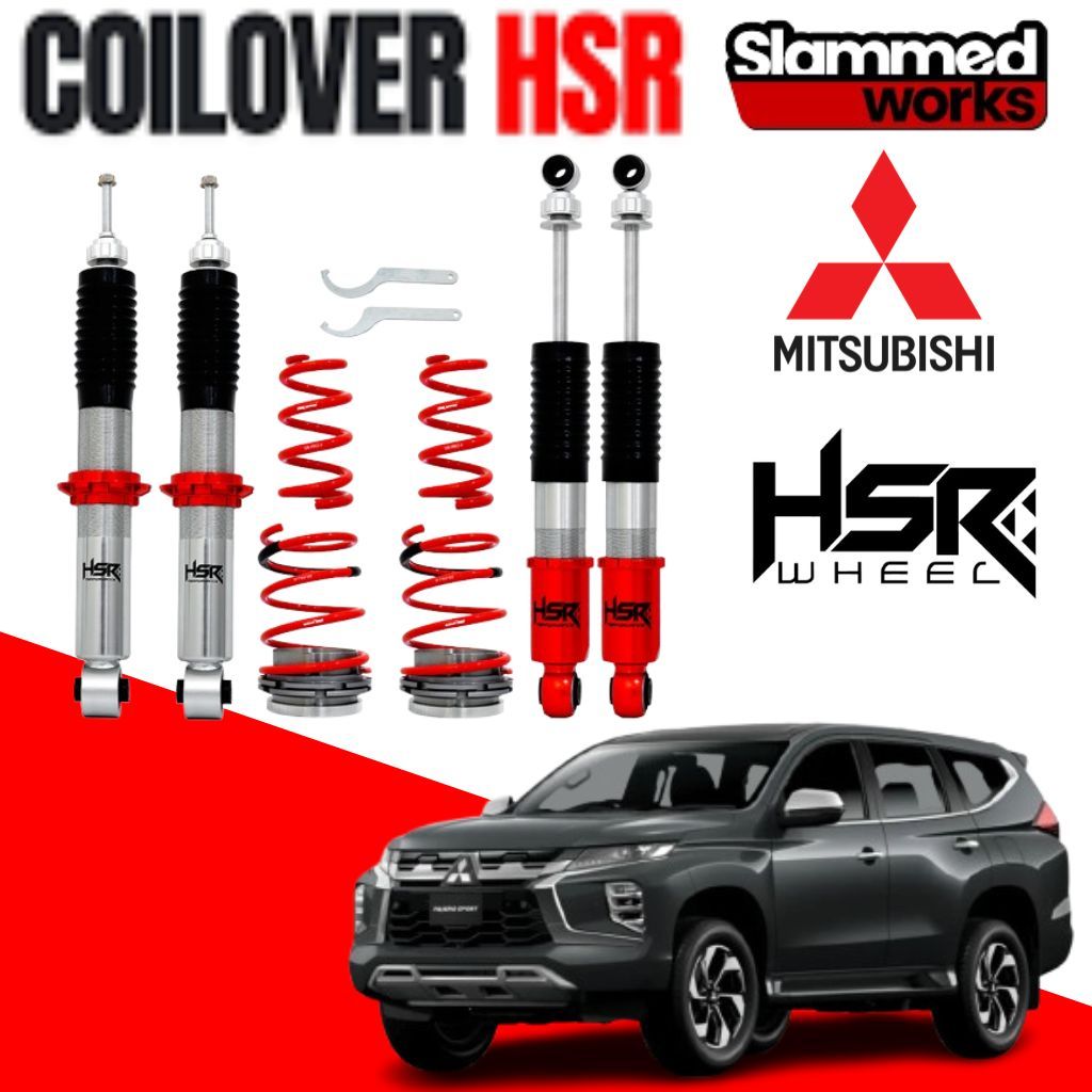 Coilover Original Hsr Sockbreaker Custom Anti Limbung Untuk Mobil Mitsubishi Pajero