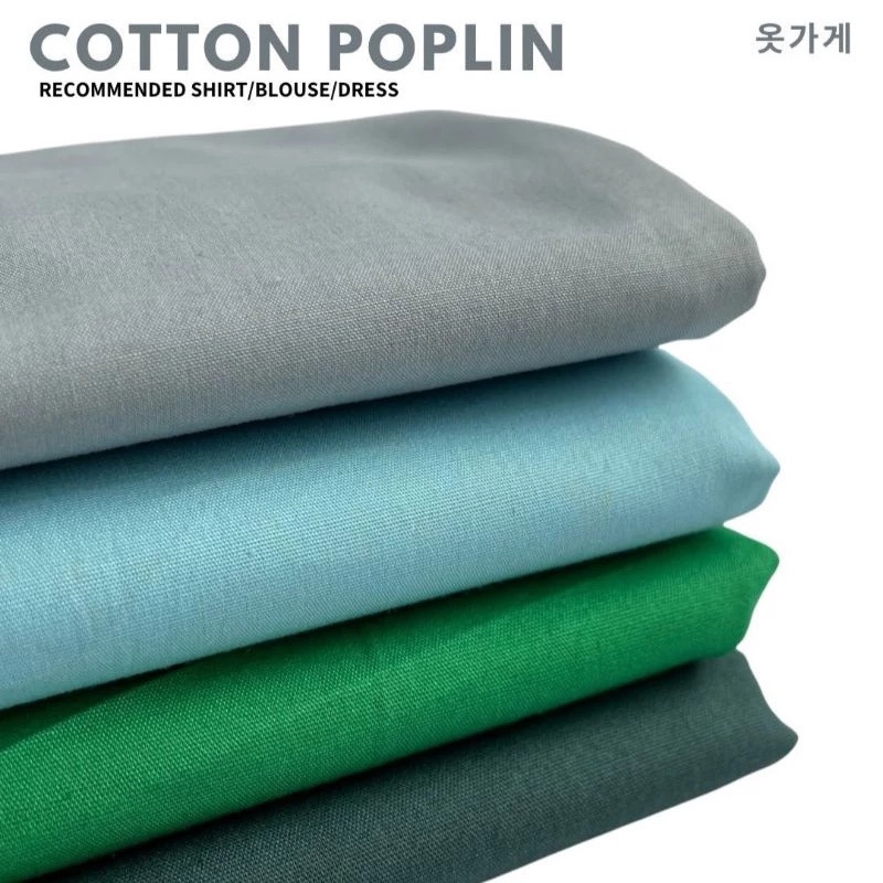 Bahan kain poplin premium