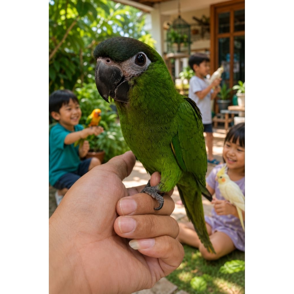 BURUNG HAHNS MACAW / HANS MACAW / MACAW MINI /BURUNG PINTAR